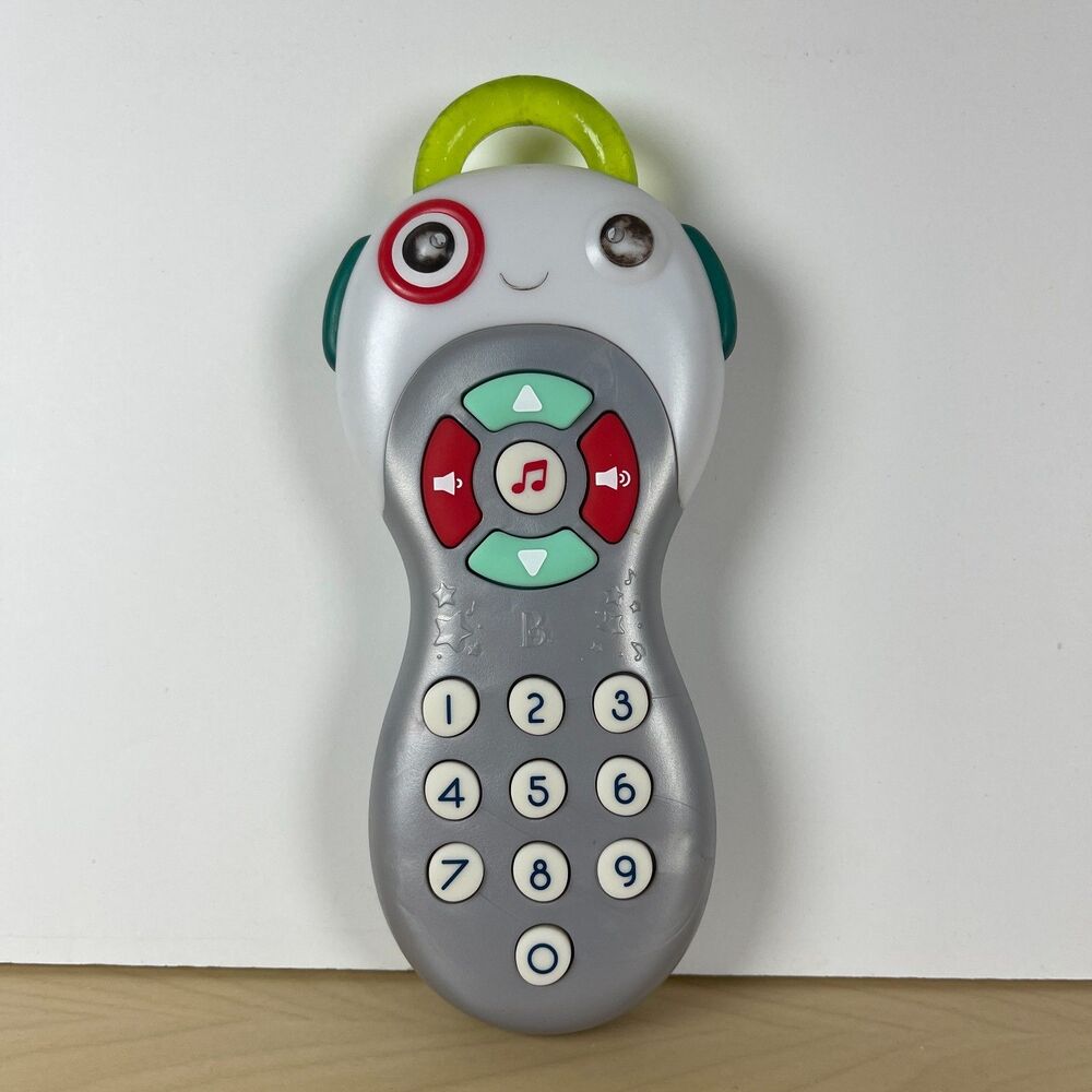 B Toys Musical Toy TV Remote Grab & Zap - Tested Works Great